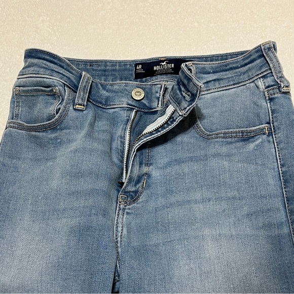 Hollister Women High-Rise Flare Hollister Soft Stretch Light Wash Size 4R (W-27) - Picture 7 of 15